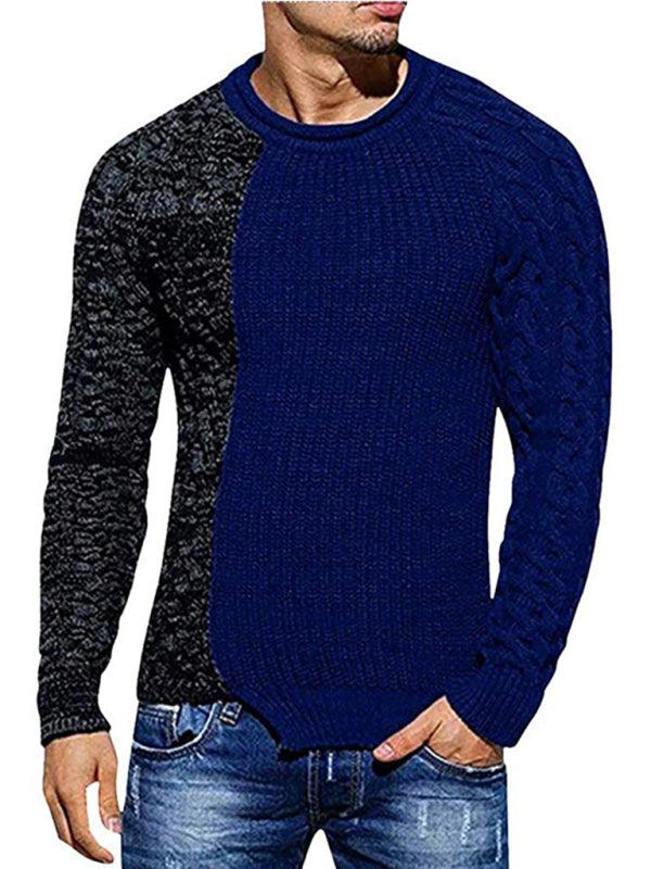 Men's Round Neck Knitted Sweater - Jessiz Boutique