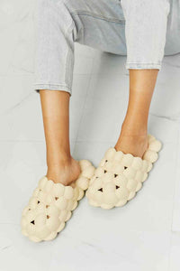 NOOK JOI Laid Back Bubble Slides in Khaki - Jessiz Boutique