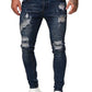 Ripped Stretch Skinny Distressed Jeans - Jessiz Boutique