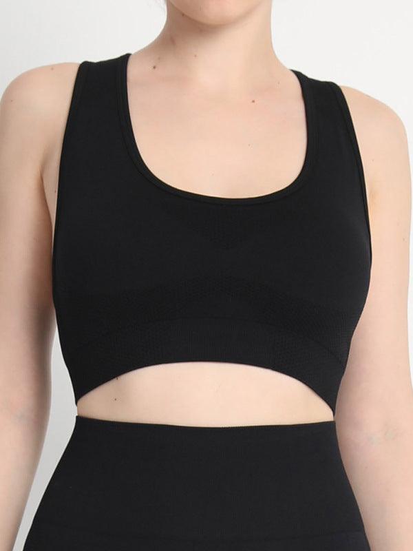Seamless Dotted Two-piece Sports Suit - Jessiz Boutique
