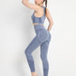 Seamless Dotted Two-piece Sports Suit - Jessiz Boutique