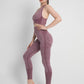 Seamless Dotted Two-piece Sports Suit - Jessiz Boutique