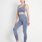 Seamless Dotted Two-piece Sports Suit - Jessiz Boutique