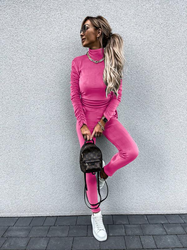 Velvet Sport Suit Two-Piece Set - Jessiz Boutique
